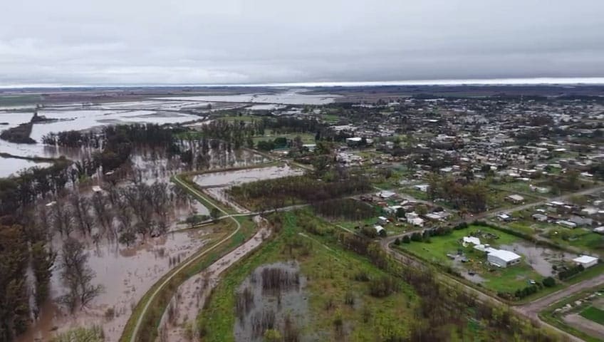 María Teresa: Emergencia por anegamientos tras más de 200 milímetros en 24 horas