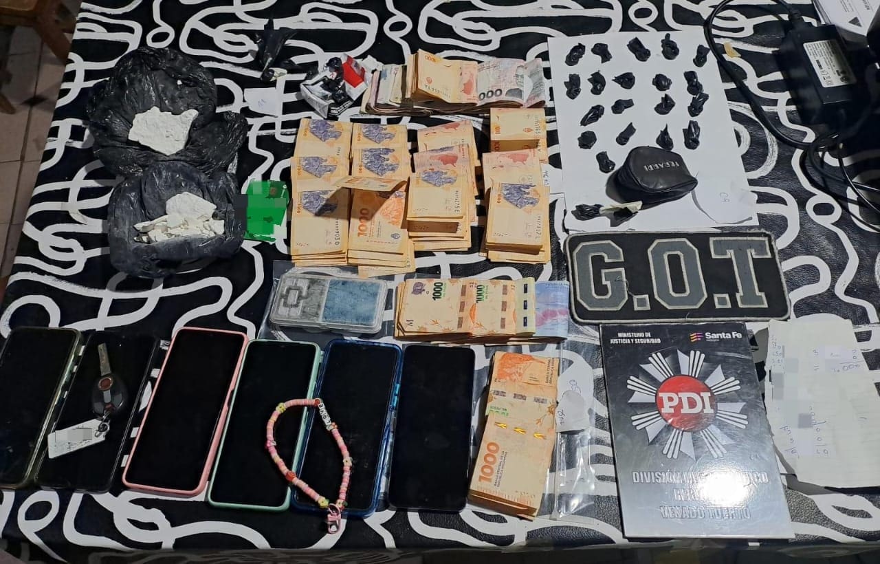 Rufino: Nueve detenidos por microtráfico