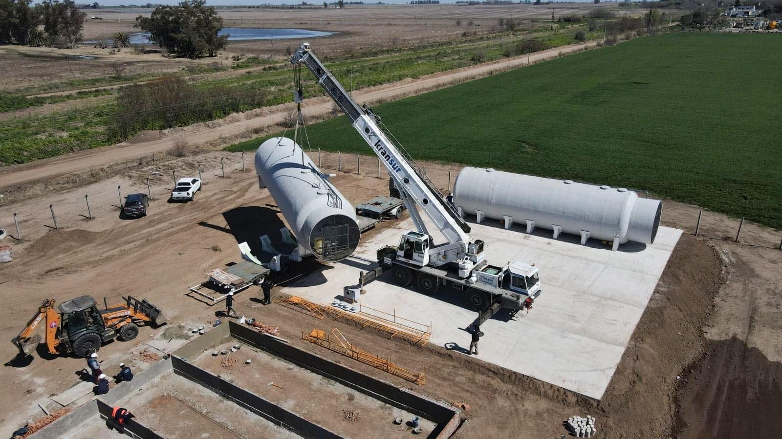 Diego de Alvear: Con un sistema moderno, el Gobierno Provincial amplía y transforma las redes cloacales