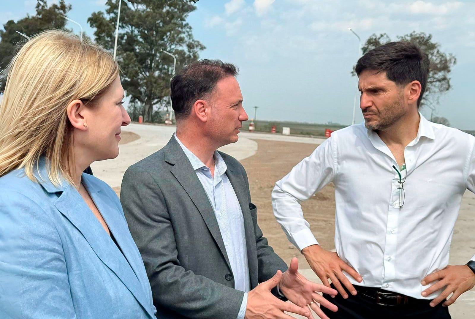 Pullaro, Scaglia y Enrico anuncian obras y soluciones hídricas para General López