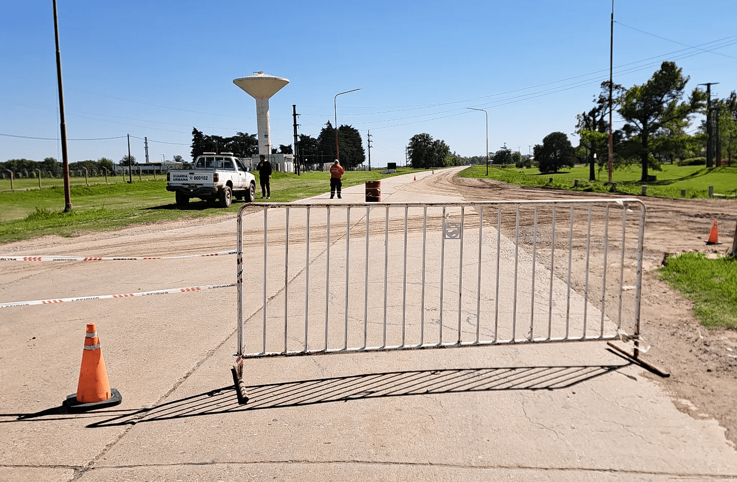 Villa Cañás: Reducción de calzada en Ruta 94 por obras de construcción de dársenas
