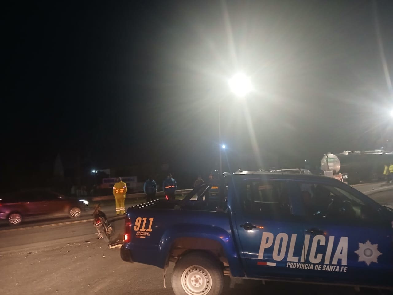 Venado Tuerto: Un motociclista perdió la vida tras chocar con un camión