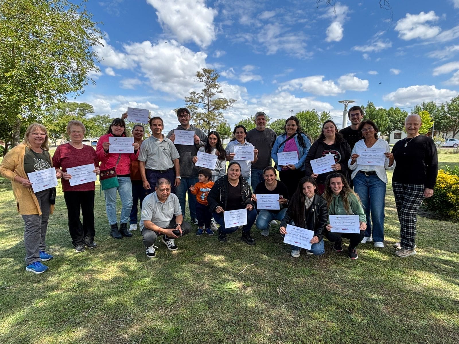 María Teresa celebró a los primeros egresados de la Escuela de Manejo Comunal