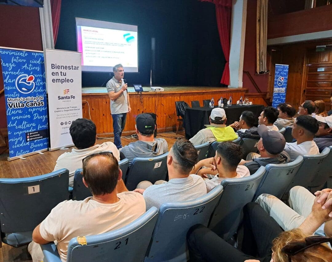 Villa Cañás: Jornada de capacitación sobre movilidad laboral segura