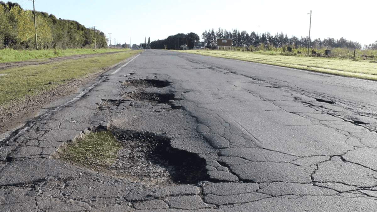 Ruta 33 al límite: La Justicia obliga a Vialidad a reparar de inmediato un tramo en Chabás