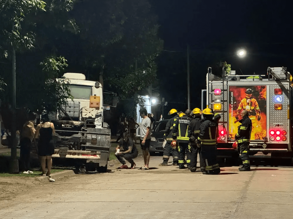 Villa Cañás: Un hombre sufrió quemaduras tras un principio de incendio