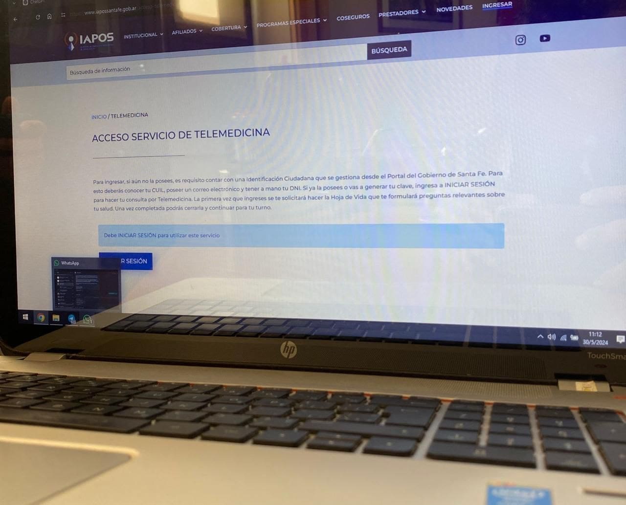 Telemedicina de Iapos: Destacan que la herramienta promueve la consulta temprana y preventiva Telemedicina de Iapos: Destacan que la herramienta promueve la consulta temprana y preventiva