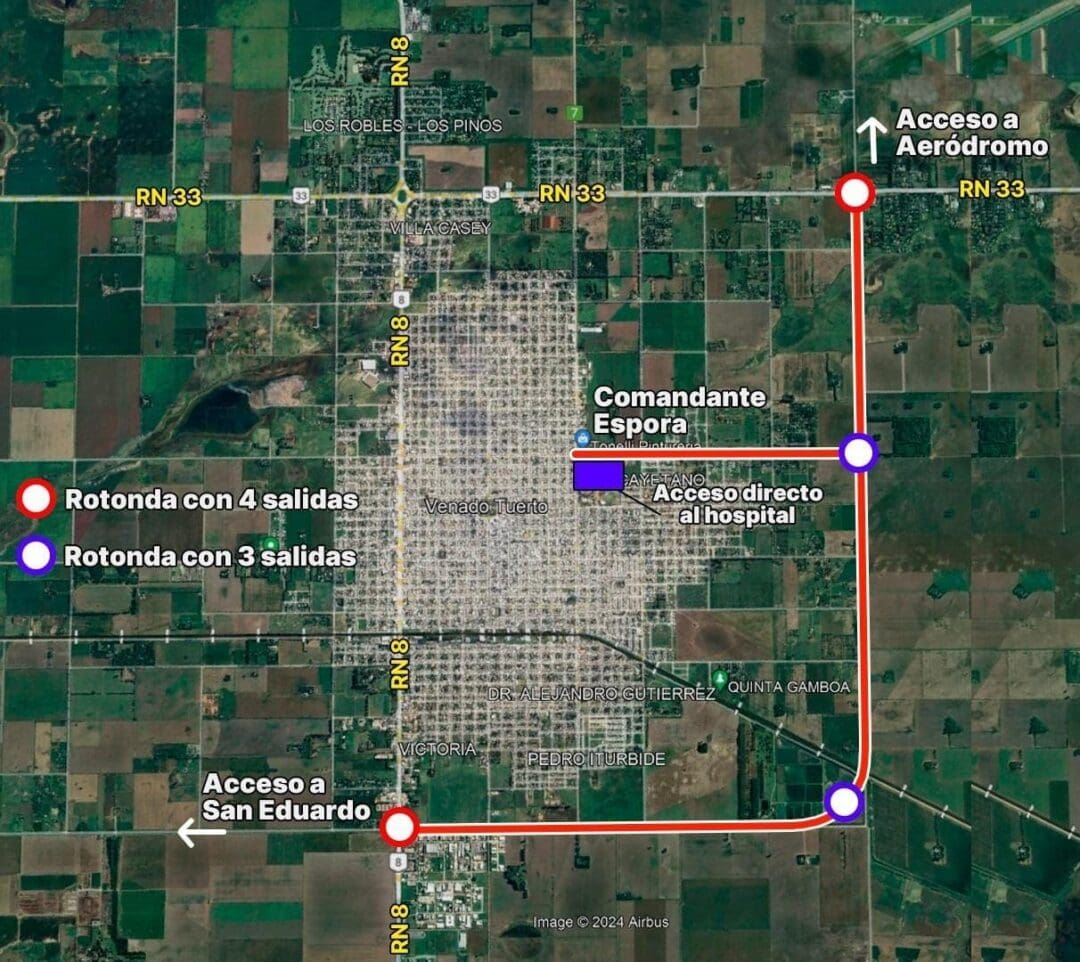 Habilitarán el primer tramo de la nueva avenida Comandante Espora en Venado Tuerto Habilitarán el primer tramo de la nueva avenida Comandante Espora en Venado Tuerto