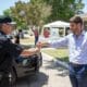 Pullaro recorrió localidades de los departamentos General López y Caseros