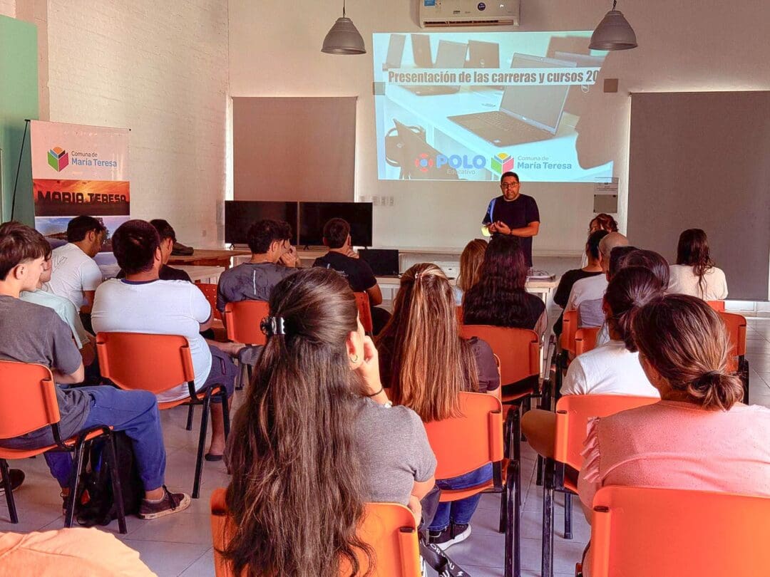 María Teresa presentó el Polo Educativo 2026 con carreras universitarias y cursos con salida laboral María Teresa presentó el Polo Educativo 2026 con carreras universitarias y cursos con salida laboral
