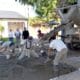 Villa Cañás: Avanzan obras de pavimento y cordón cuneta en distintos sectores de la ciudad