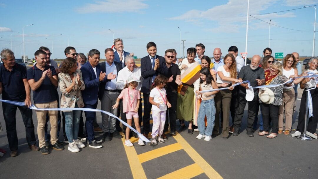 Provincia inauguró en Diego de Alvear obras viales y de saneamiento