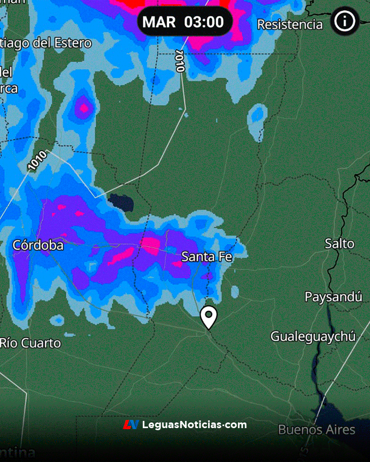 Clima: Alerta por tormentas y varios días de inestabilidad Clima: Alerta por tormentas y varios días de inestabilidad
