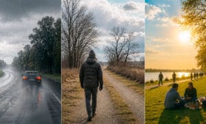 Fin de semana largo: Lluvias el sábado, frío el domingo y mejora para el lunes